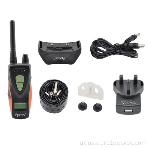 Ipets PET617-1 800M Back Light Vibration Electric Dog Collar Shock With Rechargeable Remote